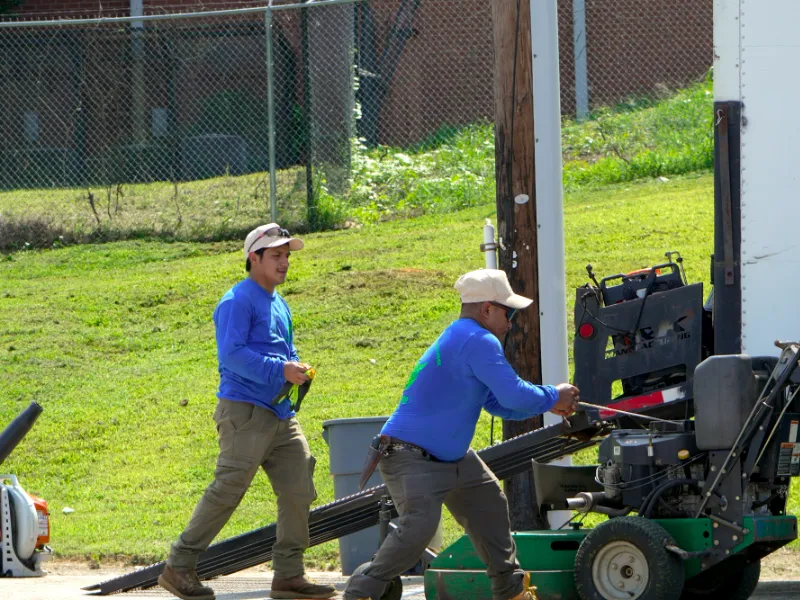 ALS crew at work